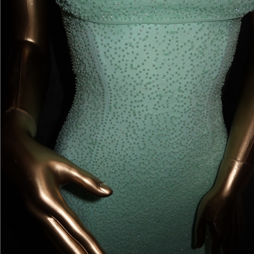Oh Polly Strapless Mint Dress - Picture 9 of 10